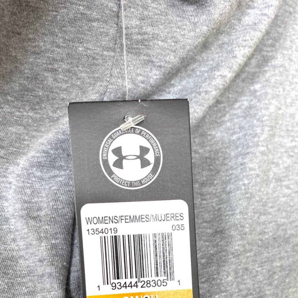 🌹SALE🌹 Under Armour Pride Circle Crossbars Shirt Grey Women's Size 1354019 035 - Picture 8 of 8